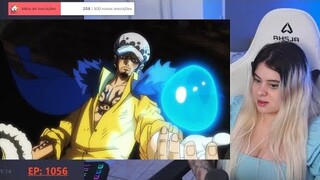 MARIANA ALPHA - REAGINDO AO Despertar de Law e Kid | One piece - 1056