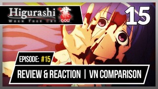 Higurashi Gou: Episode 15 | Review, Reaction & VN Comparison! - Endless Despair