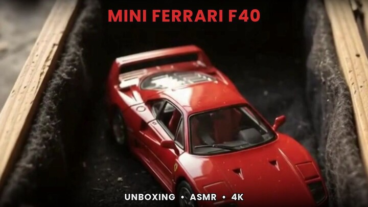 Mini Ferrari F40 Unboxing | Satisfying ASMR 4K