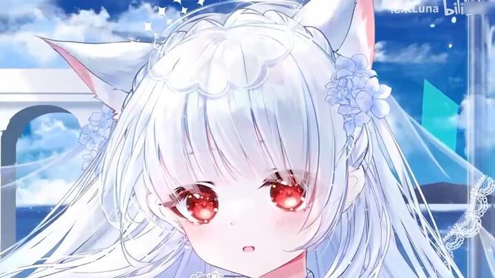 [Dynamic Wallpaper] 💕White-hair lovers are ecstatic💕The cat girl is moving AWSL!