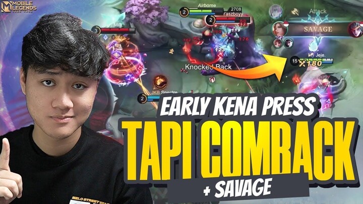 LANCELOT JEJE DIRUSUH UDAH MAU KALAH TAPI COMEBACK & SAVAGE  - Mobile Legends