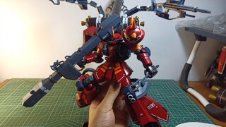 [Stop-motion animation] Automatic assembly! Card board MG Psycho Zaku + pose sharing