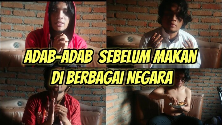 Adab-adab Sebelum Makan di Berbagai Negara di Dunia | Bangtamax Sketsa
