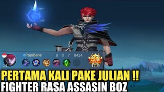 Pertama kali cobain pake Julian luar biasa fighter rasa assasin ini