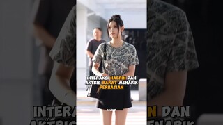 Interaksi #haerin #newjeans dan aktris barat menarik perhatian #shorts #kpop #viral