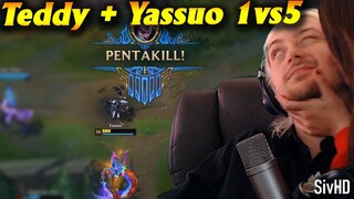 Yassuo và Teddy thi nhau 1vs5 "Cân cả team bạn" - SivHD được THƯỞNG NÓNG từ bạn gái trên Stream