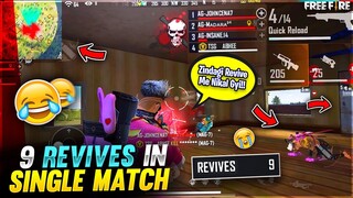 9 REVIVES In Tournament || Zindagi Barbad Hogiya 🤦‍♂️ || Tournament Highlights - Garena Free Fire