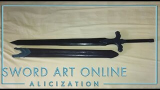 Como hacer la "Espada Night Sky" de Kirito【Sword Art Online Alicization】Espada del Cielo Nocturno