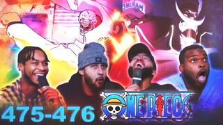WHITEBEARD VS AKAINU! One Piece Ep 475/476 Reaction