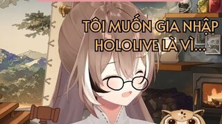 Lí do Mumei quyết định gia nhập Hololive [Hololive Vietsub]