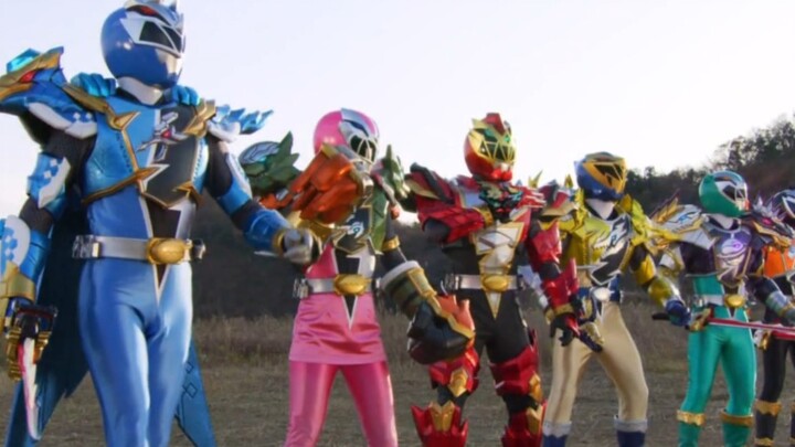 Kumpulan transformasi terakhir dan roll call dalam drama Super Sentai