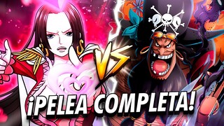 Boa Hancock Vs. Barbanegra (Pelea completa) - ¡El Yonkou contra la Shichibukai! | One Piece