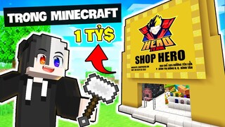 MINECRAFT nhưng RẤT GIÀU? Siro xây dựng SHOP HERO trong LÀNG HERO TEAM trị giá 1 TỶ