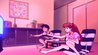 [EVA] Vaporwave, kehidupan sehari-hari pasangan tua, Shinji, tongkat uap istrimu❤