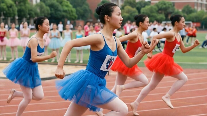 Kepala sekolah mengatakan akan mengadakan pesta olahraga untuk para siswa tari | AI-128