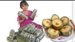 Cả nhà cười đau bụng với cách gói bánh tét trứng muối lá dứa của Nàng Út Ống Tre