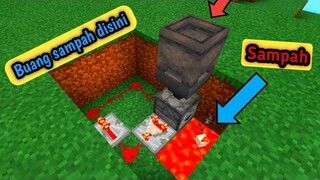 Cara Membuat Tempat Sampah Di Minecraft