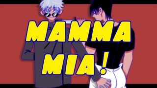 [Jujutsu Kaisen / Wujin] MAMMA MIA! meme ⚠️Women's Wear Satoru Warning⚠️