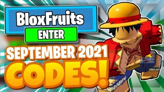 BLOX FRUITS CODES *SEPTEMBER 2021* ALL NEW SECRET OP CODES! Roblox Blox Fruits