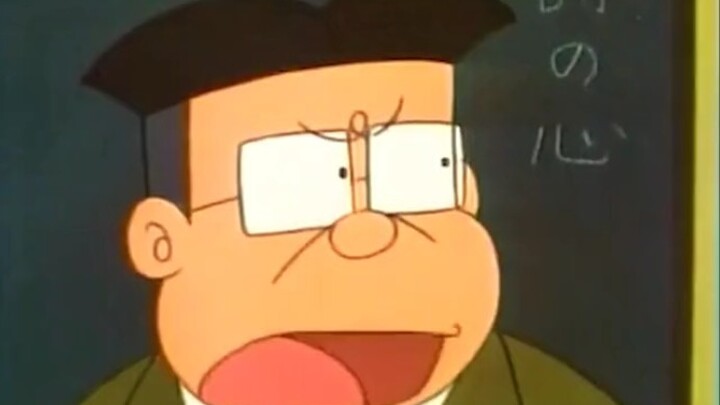 Funny dubbing: It turns out that Nobita is a genius at reciting poems