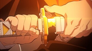 My knife is as fast as lightning and instantly kills a master sword painting electronic music
