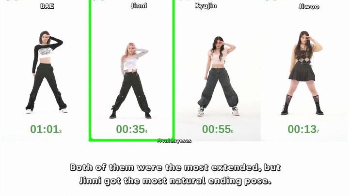【Chinese Subtitles】NMIXX's Jinni, Kyujin, Jiwoo, Bae Dance Analysis