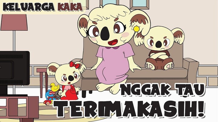 KARTUN KELUARGA KAKA - NGGAK TAU TERIMAKASIH! | KOMIK KARTUN ANIMASI LUCU