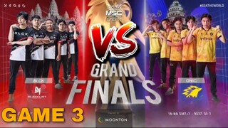 MSC 2023 Grand Final, Blacklist VS Onic - Game 3 | Mobile Legends!