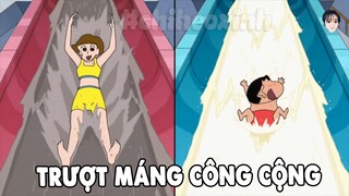 Trượt Máng Nước Công Cộng | Shin Cậu Bé Bút Chì Tổng Hợp Tập Mới Hay Nhất Phần 851 | #CHIHEOXINH