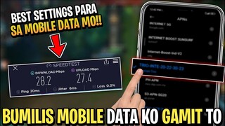 SURE NA 5G SPEED ANG INTERNET CONNECTION Mo Gamit Ang APN Settings Nato!!