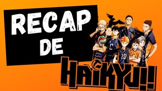 Recap de Haikyuu season 1- 4