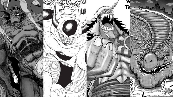 Perbandingan musuh dan bos yang harus dihadapi para protagonis komik berdarah panas di tahap awal