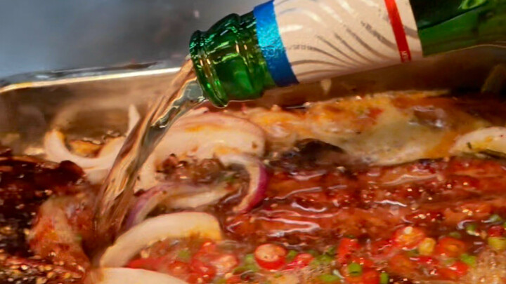 Prices are really low—just over 30 for a whole grilled fish, awesome!