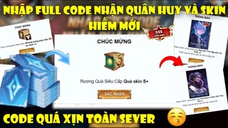 Liên Quân | Nhập 3 CODE Skin Trang Phục Hiếm , Quân Huy Miễn Phí Từ Sự Kiện Mới Nhất Quá Tuyệt