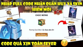 Liên Quân | Nhập 3 CODE Skin Trang Phục Hiếm , Quân Huy Miễn Phí Từ Sự Kiện Mới Nhất Quá Tuyệt