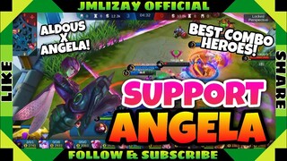 Angela is the PERFECT support for CORE ALDOUS! Sure win and fastest Kill acquired! #angela