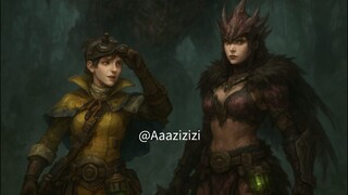 GILAAA!!SOLO LEVELING!!!!  HUNT VAAL HAZAK MONSTER HUNTER WORLD ONEESAN BUKAN SEMBARANG ONEESAN🥵🥶