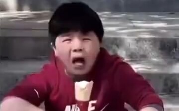 Mom, this ice cream is bitter 😭