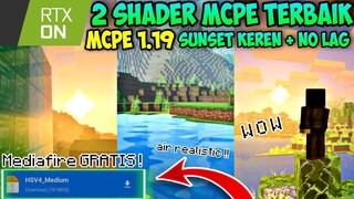 HEY ! Ini Dia 2 SHADER MCPE TERBAIK 1.18 / 1.19 RINGAN NO LAG !! Realistic shader dan No lag shaders