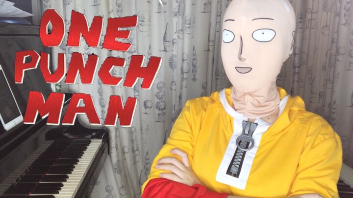 [Đàn piano] OST "One-Punch Man" – "Chính Nghĩa Bất Khuất" – Thử thách chơi đàn khi bịt mắt – CHÍNH N