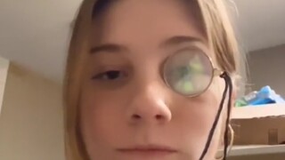 "Kaito Kid itu realistis" Wanita hanya memiliki satu mata yang rabun, ternyata begini cara memakai k