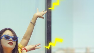 【Qian Sui/Su Yu Luo】True. Single eyelid girl (◐‿◑)﻿Light yellow long skirt