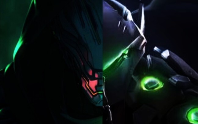 Genji's fascinating swordsmanship in <Ghostrunner>|<Sing Me To Sleep>