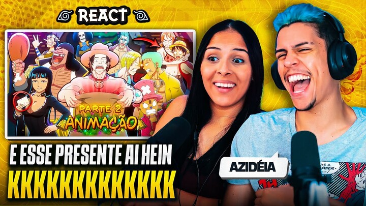 AMIGO OCULTO DE ONE PIECE - PARTE 2 | [Casal Jounin React] 🔥