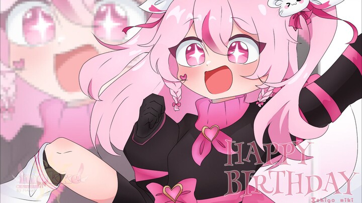 BIRTHDAY ART FOR MY FRIEND!!