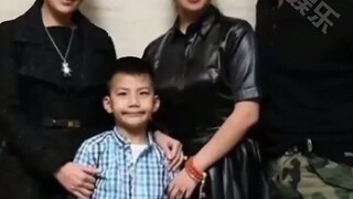 Maybe it's because she doesn't have her own children that she gives all her love to her godson.