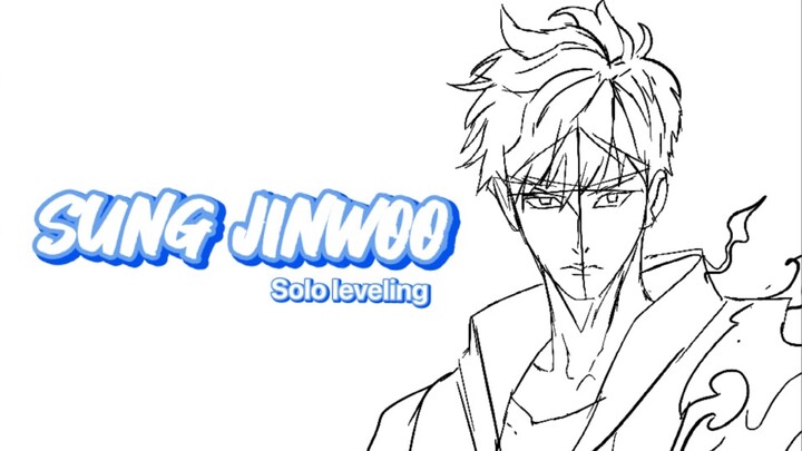 Drawing speed _SUNG_JINWOO - solo leveling