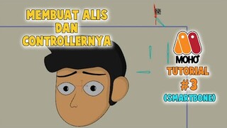 #3 Membuat dan Rigging Alis Dengan Bone - Moho Pro Tutorial