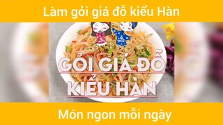 Làm gỏi giá đỗ kiểu Hàn #monngon