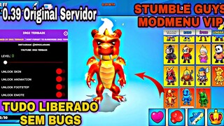 😱SAIU! APK MOD MENU STUMBLE GUYS! TUDO LIBERADO! (SKINS, EMOTES, PEGANDO NA PARTIDA) ANTI BAN! 0.39!